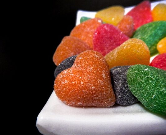 Żelki o smaku lukrecji